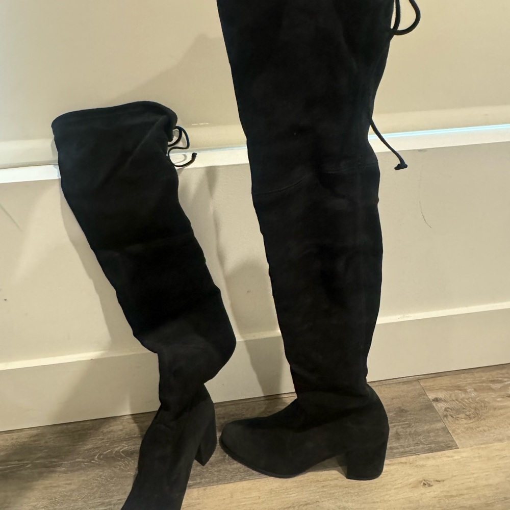 Stuart Weitzman suede over the knee boots
